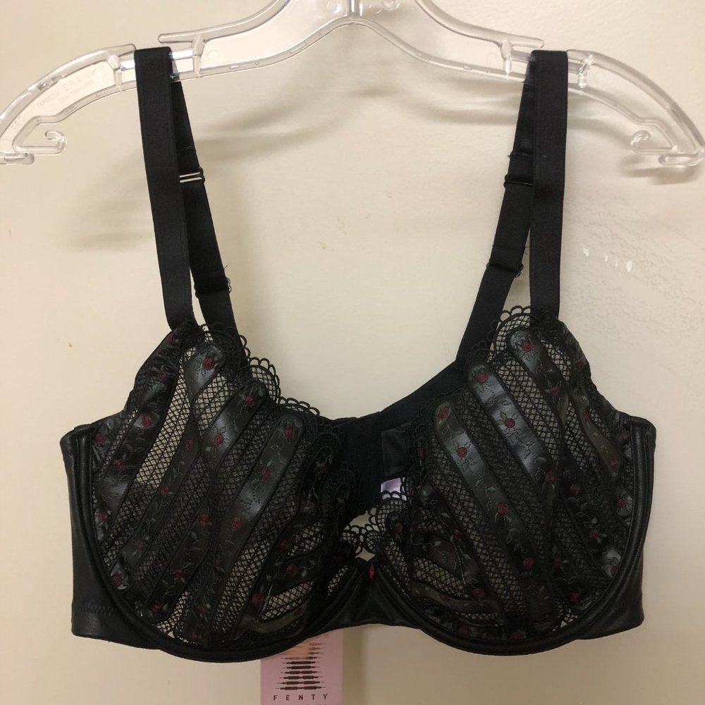 Savage X Fenty Womens Renaissance Rose Unlined Demi Bra 42G